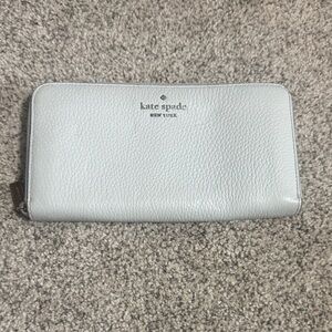 Kate Spade Soft blue Leather Wallet